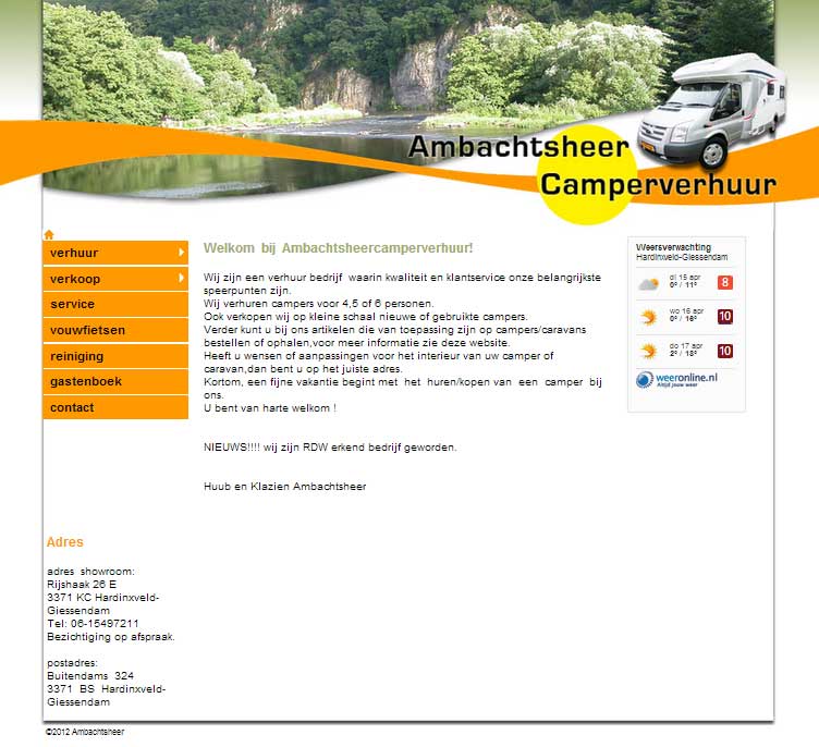 Ambachtsheer Camperverhuur